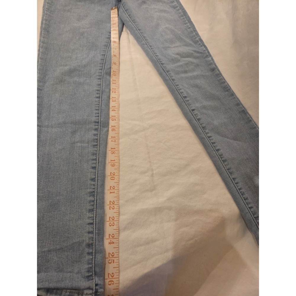 Levi's Womens 28 High Rise Super Skinny Jeans Light Wash Stretch Denim